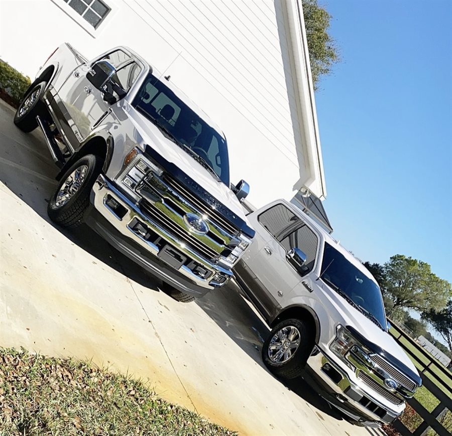 Detailed matching Ford pickup truck fleet